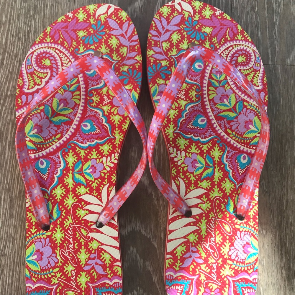 Vera Bradley Flip Flops - Picture 1 of 2
